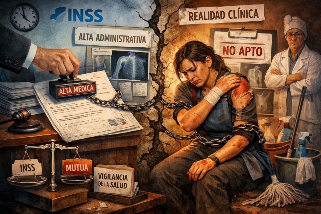 Alta médica INSS anulada por falta de mejoría clínica